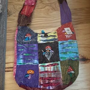 NWT Kantha crossbody large bag